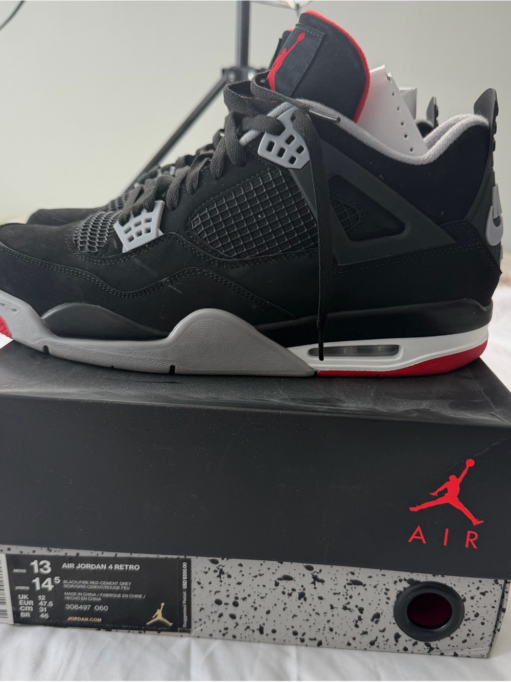 Jordan Black/Red/Gray Retro Basketball Sneakers